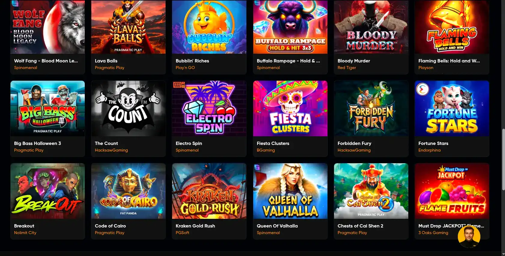 Игровые автоматы в казино Магма с яркими символами